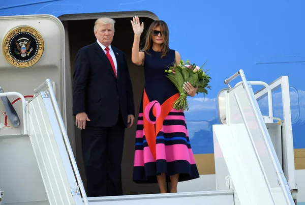 Donald Trump ve Melania Trump Polonya ziyaret