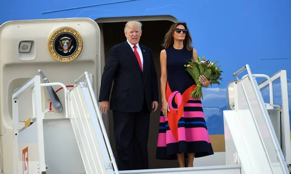 Donald Trump ve Melania Trump Polonya ziyaret