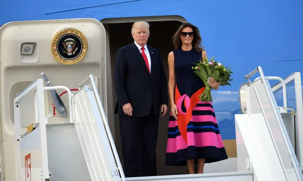 Donald Trump ve Melania Trump Polonya ziyaret