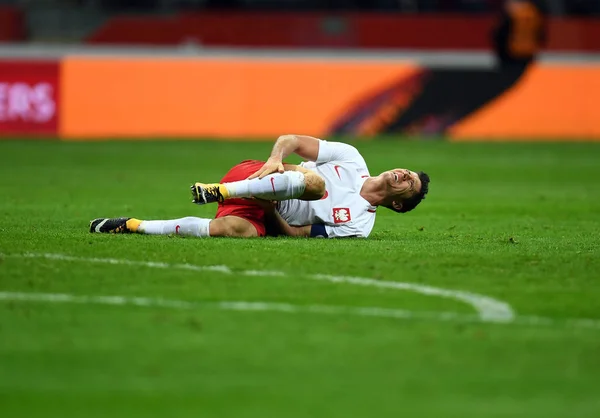 World Cup 2018 Rosja kwalifikacji Polska-Kzakhstan — Zdjęcie stockowe