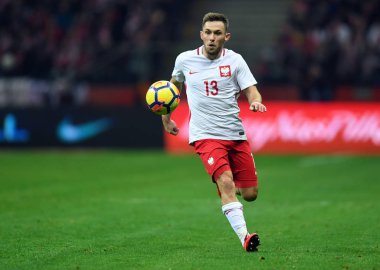 10 Kasım, 2017 - Varşova, Polonya: dostluk maçı oyunu daha önce Dünya Kupası Rusya 2018 Polonya - Uruguay