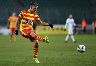 27 Şubat 2018 - Varşova, Polonya: Polonya ilave Ligi loto Ekstraklasa futbol maçı Legia Warszawa - Jagiellonia Bialysto