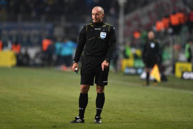 04 Mart 2018 - Varşova, Polonya: Polonya ilave Ligi loto Ekstraklasa futbol maçı Legia Warszawa - Lech Pozna