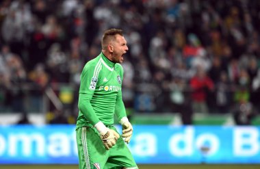 04 Mart 2018 - Varşova, Polonya: Polonya ilave Ligi loto Ekstraklasa futbol maçı Legia Warszawa - Lech Pozna