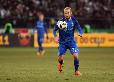 04 Mart 2018 - Varşova, Polonya: Polonya ilave Ligi loto Ekstraklasa futbol maçı Legia Warszawa - Lech Pozna