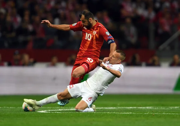 Varšava Polsko Října 2019 Euro 2020 Kvalifikační Kolo Skupinová Etapa — Stock fotografie