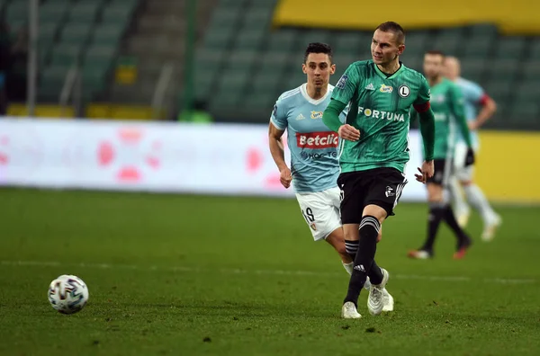 Varşova, Polonya, 08 Mart 2020: Legia Warszawa ile Piast Gliwice, Artur Jedrzejczyk (Legia Warszawa) 