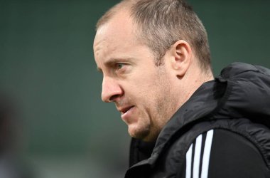 Varşova, Polonya, 22 Şubat 2020: Polonya Süper Ligi Ekstraklasa futbol maçı: Legia Warszawa - Jagiellonia Bialystok, Aleksandar Vukoviç (Legia Warszawa) 