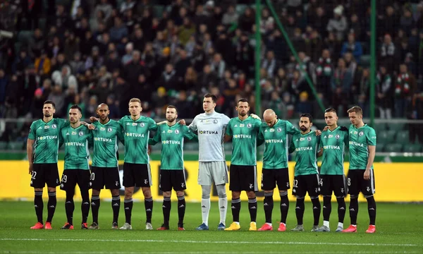 Warschau Polen Februar 2020 Polnisches Erstligaspiel Ekstraklasa Legia Warschau Jagiellonia — Stockfoto