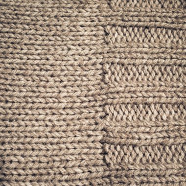 Örme kumaş yün doku yakın çekim