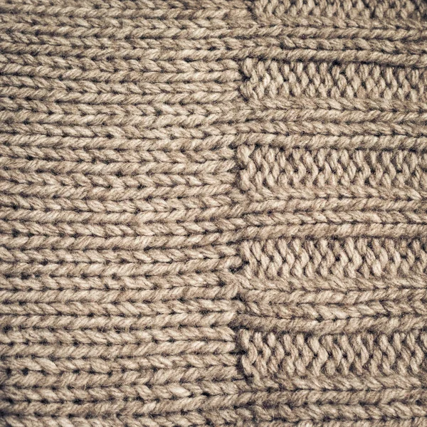 Tessuto lavorato a maglia lana texture close up — Foto Stock