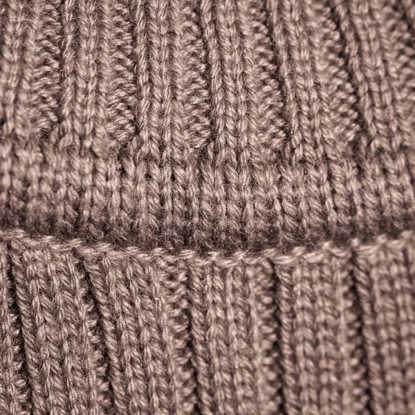 Knitted fabric wool texture close up — Stock Photo, Image