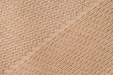 Örme kumaş yün doku arka plan olarak kapat.