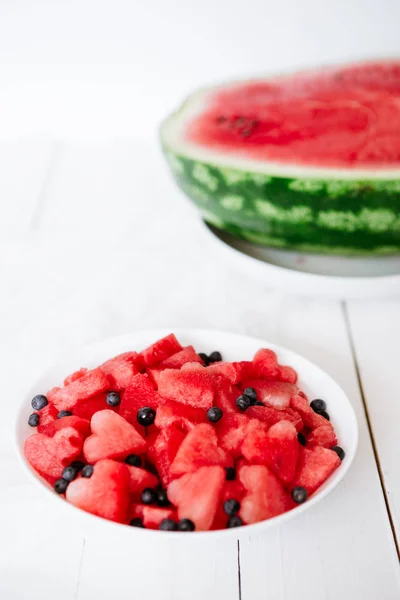 Fresh juicy watermelon slice — Stock Photo, Image