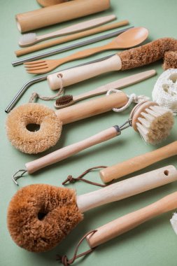 Çevre dostu doğal temizlik araçları ve ürünleri. Sıfır atık