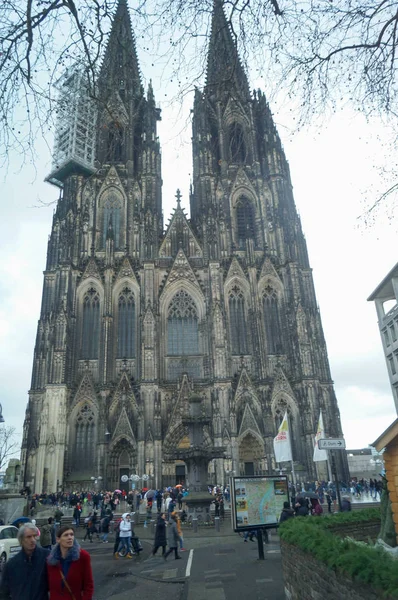 Kölni dóm. Világörökség - a római katolikus katedrális — Stock Fotó