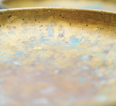 Eski bakır doku vintage boyutlu ölçekler yakın çekim