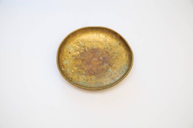 Vintage mutfak ölçekler pirinç bardak ölçme