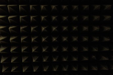 koyu gri üçgen doku akustik Köpük kauçuk