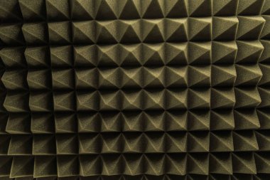 koyu gri üçgen doku akustik Köpük kauçuk