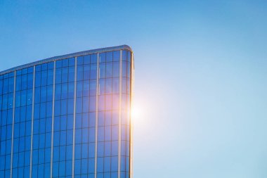 Rusya'nın modern bir binanın dış cephe