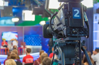 televizyon kamera yakın çekim
