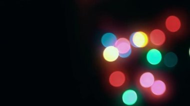 bokeh Noel renkli tatil bulanık arka plan