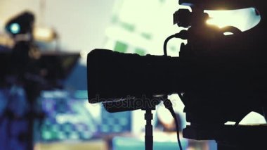 Televizyon kamera yakın çekim Haberler Studio
