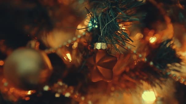 Juguete Navidad Árbol Navidad — Vídeos de Stock