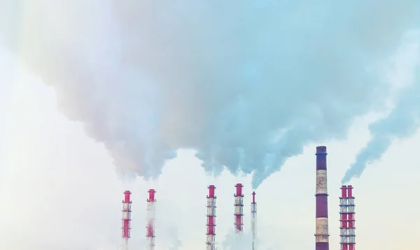 Pipes of a modern factory — Stock Photo, Image