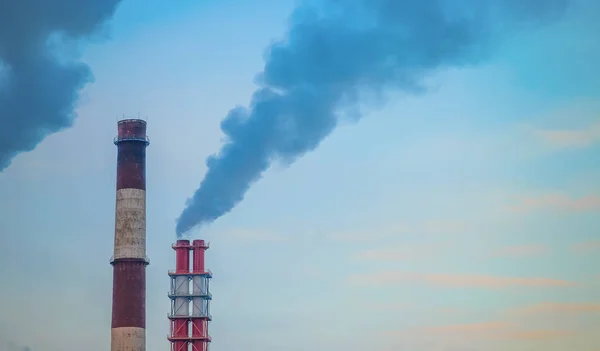 Pipes of a modern factory — Stock Photo, Image