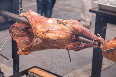 Bir tükürük üstünde bir koç hazırlanıyor