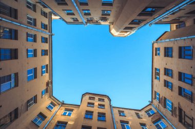 de St. Petersburg'da bahçesinde