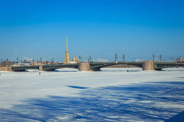 Panorama Palace Bridge, St Petersburg — Stok fotoğraf