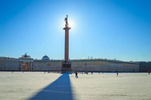 Panoráma a palota tér, a St. Petersburg — Stock Fotó