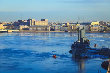 Aurora, St. Petersburg kruvazör Panoraması 