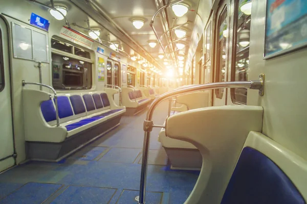 Empty metro car — Stock Photo, Image