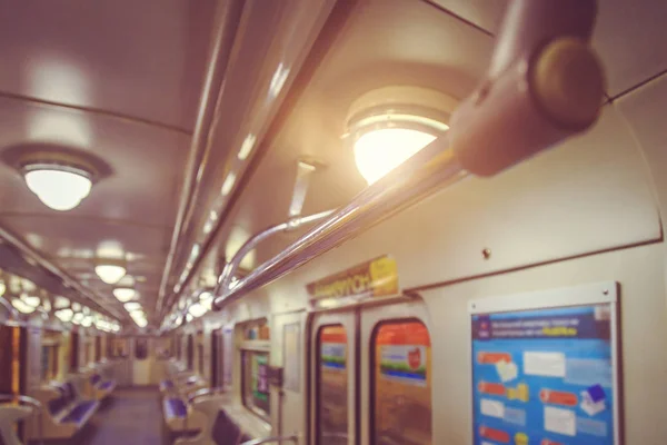 Empty metro car — Stock Photo, Image