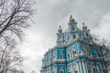 st. Petersburg'da Smolny katedral