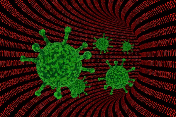 Computer Virus Red Binary Code Wire With Green Viruses 3d Illustration Stock Images Page Everypixel Computer Virus Red Binary Code Wire With Green Viruses 3d Illustration Stock Images Page Everypixel