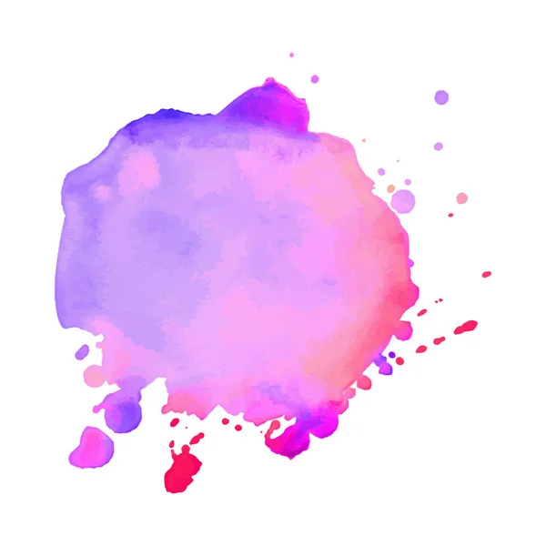 Αφηρημένη απομονωμένη πολύχρωμο διάνυσμα χρώμα λεκέ. Στοιχείο Grunge για σχεδιασμό χαρτιού. Εικονογράφηση διανύσματος — Διανυσματικό Αρχείο