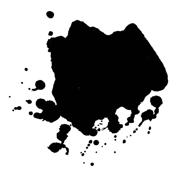 Абстрактний чорний чорнильний фон. Гранд-текстура для дизайну карт і флаєрів . — стоковий вектор