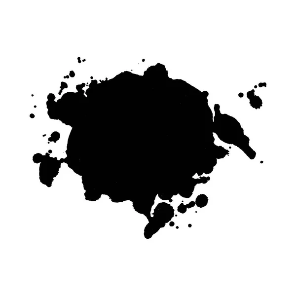 Αφηρημένη μαύρης μελάνης λεκές φόντο. Εικονογράφηση διάνυσμα. Grunge υφή για σχεδιασμό κάρτες και φυλλάδια. — Διανυσματικό Αρχείο