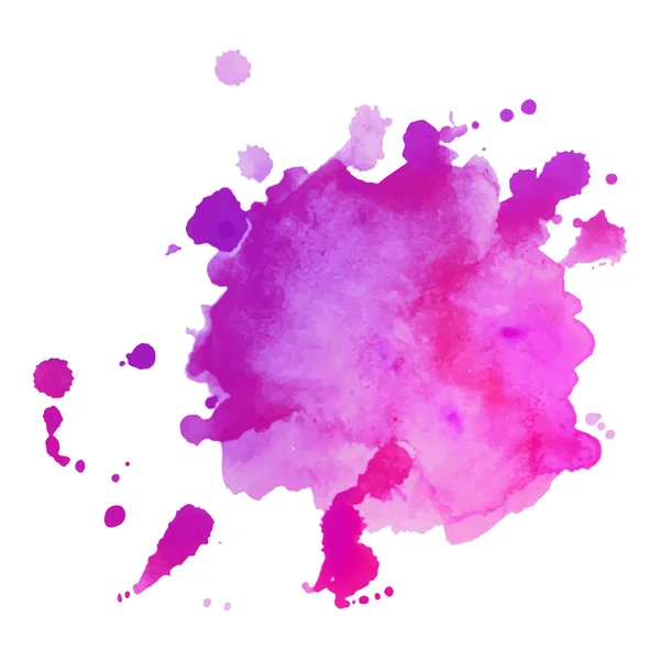 Soyut sanat el boya izole suluboya leke beyaz arka plan üzerinde. Suluboya afiş