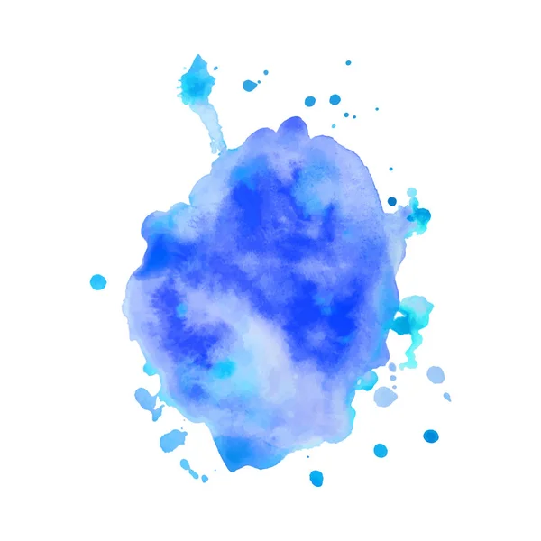 Abstract art hand paint isolated Watercolor stain on white background. Watercolor banner — Stock Vector