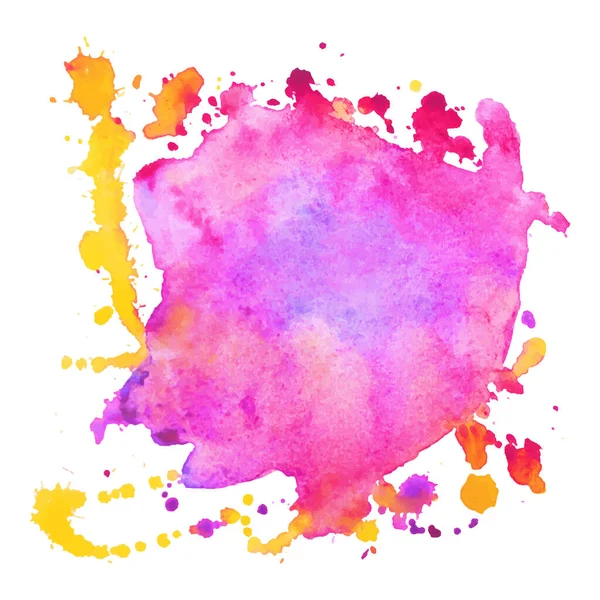 Αφηρημένη απομονωμένη πολύχρωμο διάνυσμα χρώμα λεκέ. Στοιχείο Grunge για σχεδιασμό ιστοσελίδων και σχεδιασμό χαρτιού — Διανυσματικό Αρχείο
