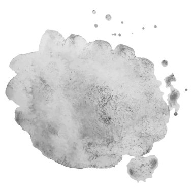 Soyut suluboya gri arka plan. Vektör çizim. Kartları ve el ilanı tasarımı için doku. Dijital fırçaları oluşturulması için bir model