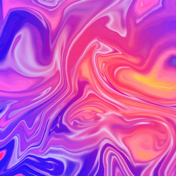 Fondo abstracto líquido brillante. Marmolado, textura de pintura acílica — Vector de stock