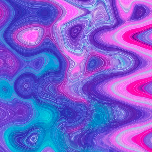 Wave abstract background. Marbling, acylic paint texture — 스톡 벡터