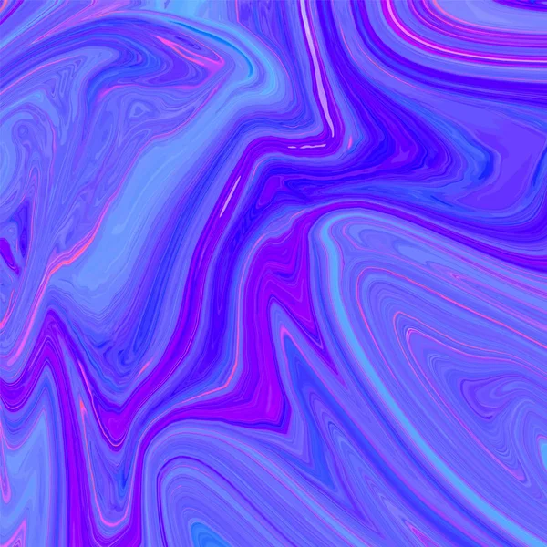 Wave abstract background. Marbling, acylic paint texture — 스톡 벡터